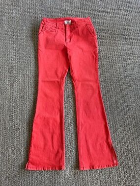 BDG Bright Red Flared Pants